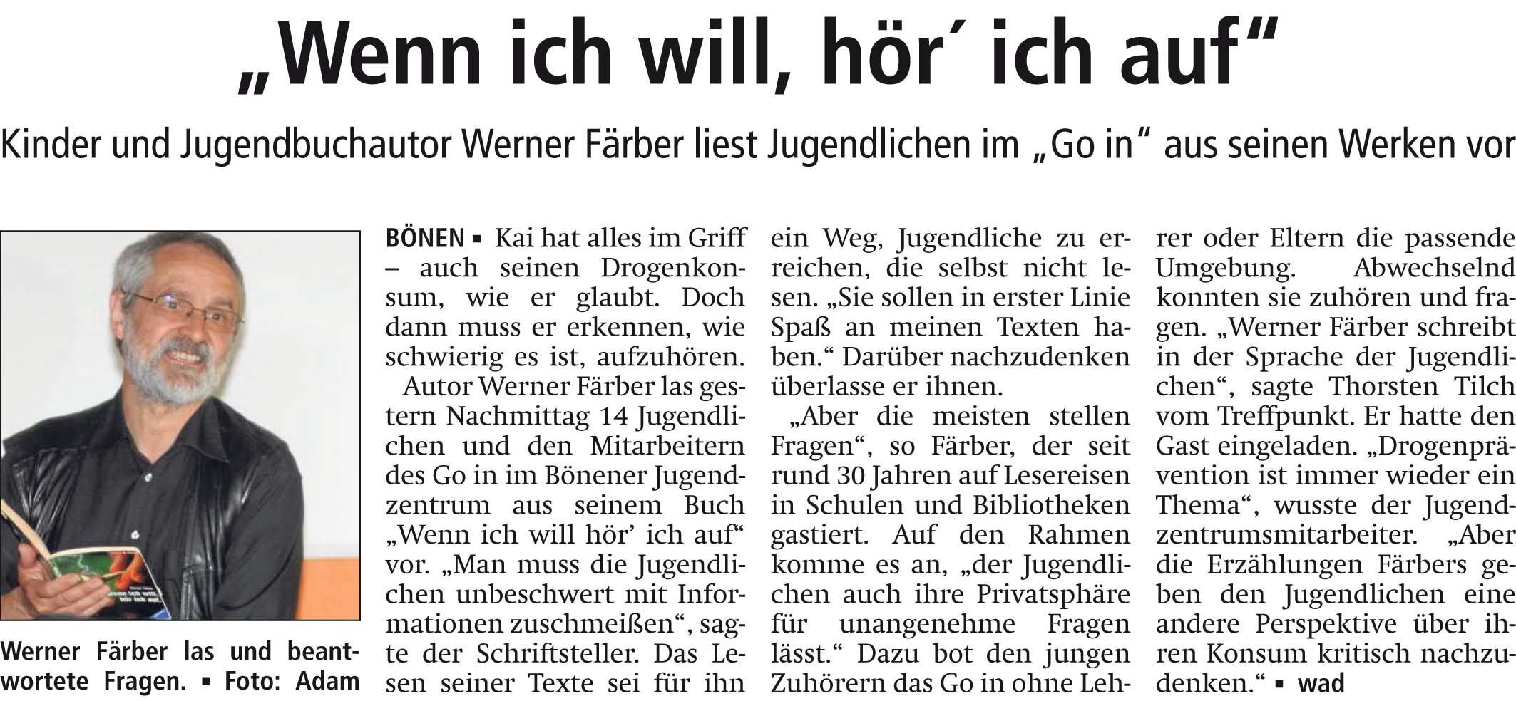 Presse Bönen vom 20. Juni 2013